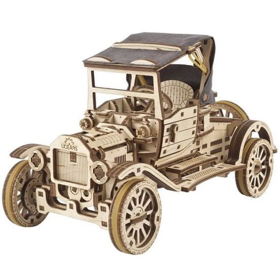 UGEARS 3D mechanický model - Auto Retro Car UGR-T