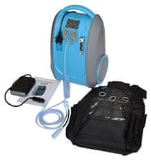 Přenosný kyslíkový koncentrátor s baterií LG101 - 5L, 90% - dýchací přístroj