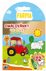 Jiri Models Omalovánky na cesty s voskovkami Farma