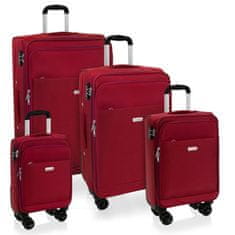 AVANCEA® Sada cestovních kufrů GP7172 červená 4W XS,S,M,L