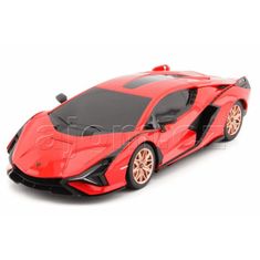 Mondo Motors RC model Lamborghini Sián auto na dálkové ovládání 1:24 červený 2,4GHz