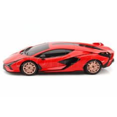 Mondo Motors RC model Lamborghini Sián auto na dálkové ovládání 1:24 červený 2,4GHz