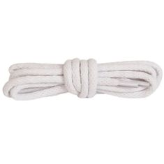 Okrúhle bílé bavlněné tkaničky do bot délka 90 cm