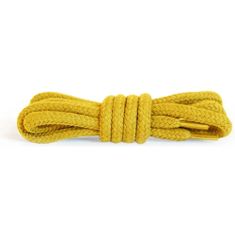 Kaps Hrubé okrúhle žluté bavlněné tkaničky do bot délka 90 cm