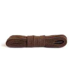 Kaps Ploché hnědé bavlněné tkaničky do bot délka 60 cm