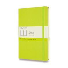 Moleskine Zápisník - tvrdé desky L, čistý, limetka