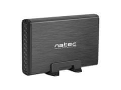 Natec Externí box pro HDD 3,5" USB 3.0 Rhino, černý, včetně napájecího adaptéru