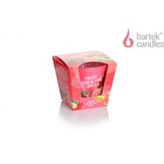 Bartek Svíčka ve skle TROPICAL TWIST! - MIXED RED & PINK FRUITS 115g