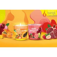 Bartek Svíčka ve skle TROPICAL TWIST! - MIXED YELLOW & ORANGE FRUITS 115g