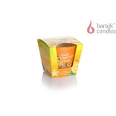 Bartek Svíčka ve skle TROPICAL TWIST! - MIXED YELLOW & ORANGE FRUITS 115g