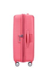 American Tourister Cestovní kufr Soundbox 67cm Růžová Sun Kissed Coral rozšiřitelný