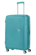 American Tourister Cestovní kufr Soundbox 77cm Modrá Turquoise tonic rozšiřitelný