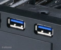 Akasa Lokstor M51 - 2.5" a 3.5" HDD rack do 5,25"