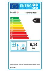 Almeva Krbová kamna SCINTILLA steel (6,1 kW)