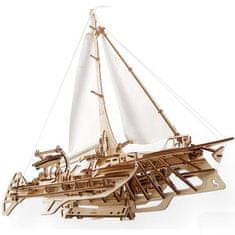 UGEARS 3D mechanický model - Loď Trimaran Merihobus