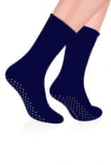 STEVEN Pánské ponožky Steven art.013 Frotte ABS 41-46 tmavě modrá 44-46