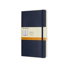 Moleskine Zápisník - měkké desky L, linkovaný, modrý