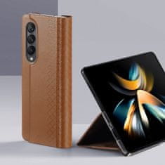 Dux Ducis Dux Ducis Bril knížkové pouzdro Samsung Galaxy Z Fold 4 - Hnědá KP25047