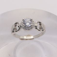 Amiatex Stříbrný prsten 92672, 54