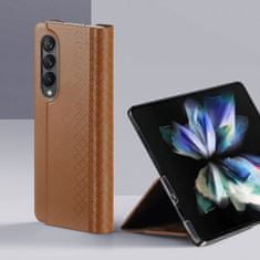 Dux Ducis Dux Ducis Bril knížkové pouzdro Samsung Galaxy Z Fold 3 - Hnědá KP25048