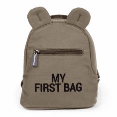 Childhome Dětský batoh My First Bag Canvas Khaki