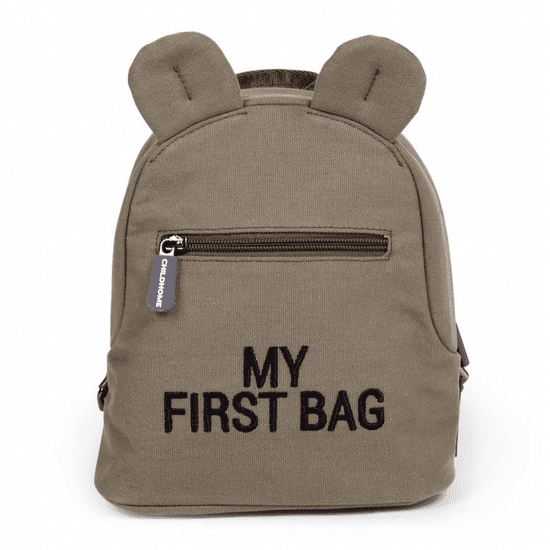 Childhome Dětský batoh My First Bag Canvas Khaki