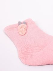YOCLUB Yoclub Dívčí froté ponožky s 3D prvkem 3-Pack SKF-0008G-000B Vícebarevné 27-30