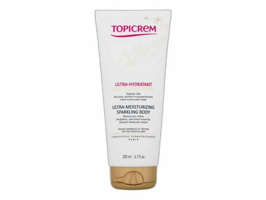 Kraftika 200ml topicrem ultra-moisturizing sparkling body