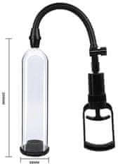 Boss Series Power Pump MAX 0.2 (Clear), vakuová pumpa na penis 20 cm