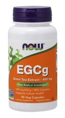 NOW Foods Extrakt zeleného čaje s EGCg, 400 mg, 90 rostlinných kapslí