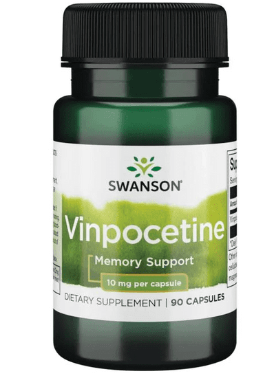 Swanson Vinpocetine (podpora paměti), 10 mg, 90 kapslí