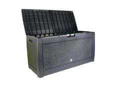 Prosperplast Zahradní box BOXE RATO antracit 119cm - 310L