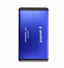 Gembird USB 3.0 externí box 2,5", modrý