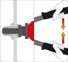YATO Nýtovací kleště pro matice 200mm M3,M4 M5,M6