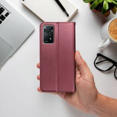 Xiaomi Pouzdro/obal na Xiaomi Redmi Note 11 Pro / 11 Pro 5G Vínový - Smart Magneto