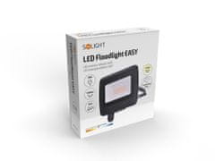 Solight  LED reflektor Easy, 20W, 1600lm, 4000K, IP65, černý