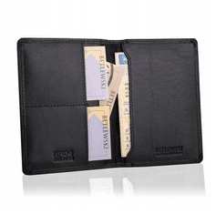 Betlewski Pánská kožená peněženka Bpm-Bh M1 Black