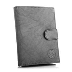 Betlewski Pánská kožená peněženka Bpm-Gtan-993 Grey