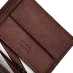 Betlewski Pánská kožená peněženka Rfid Brown
