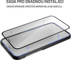 FIXED prémiové ochranné sklo Armor pro Apple iPhone 14/13/13 Pro, s aplikátorem, černá