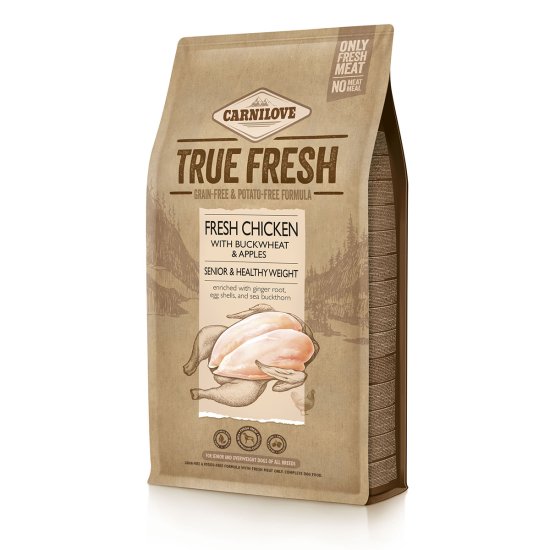 Carnilove True Fresh Chicken senior&Healthy weight 4kg