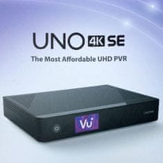 VU+ satelitný prijímač UNO 4K SE BT 1x Dual DVB-S2X