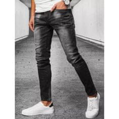 Dstreet Pánské kalhoty džínové TRICK černé ux3912 s29