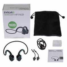 Evolveo BoneSwim MP3 16GB, bezdrátová sluchátka