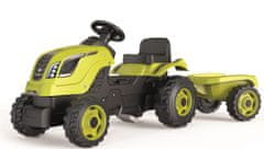 Smoby Šlapací traktor Farmer XL zelený s vozíkem