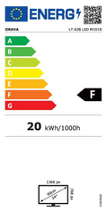 Orava 24 HD Ready LED televize LT-638 LED M101B