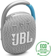 JBL Clip4 Eco, bílá