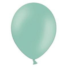 PartyDeco Balónky latexové pastelové mint - 27 cm 100 ks