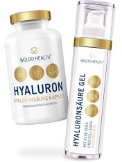 WoldoHealth® Kyselina hyaluronová 50 ml a Kyselina hyaluronová 90 kapslí WoldoHealth