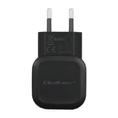 Qoltec Síťová nabíječka 12W | 5V | 2,4A | USB + kabel Micro USB